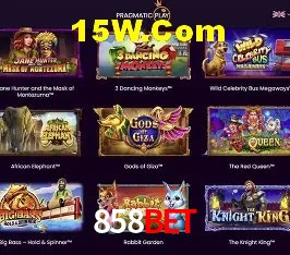Interface do App 858Bet
